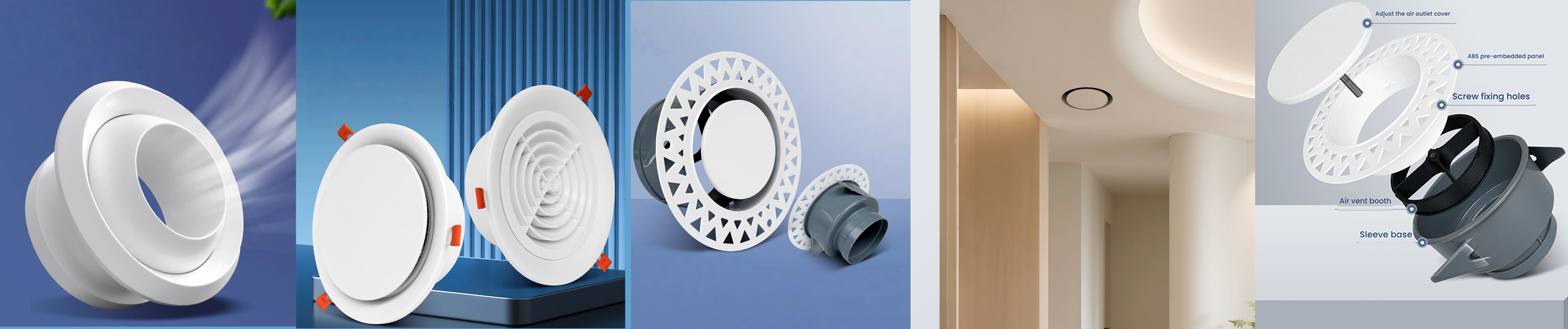 Comparaison des matériaux de ventilation: alliage d'aluminium vs ABS vs acier inoxydable