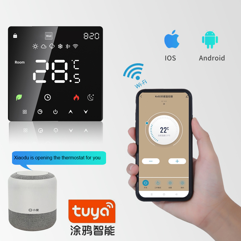 Thermostat Wi‑Fi tactile modèle K6