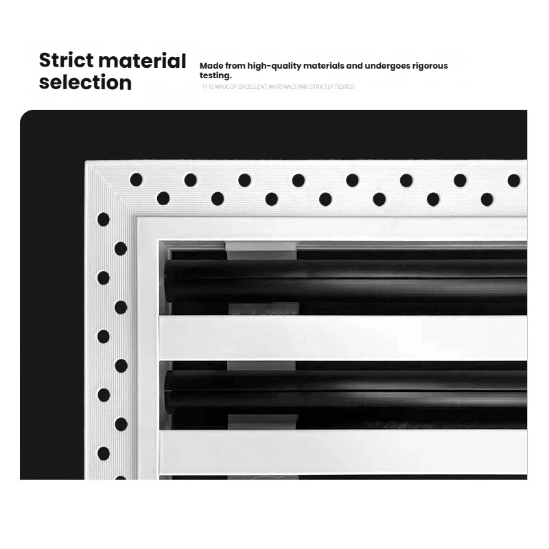 Diffuseur linéaire à fente en plâtre