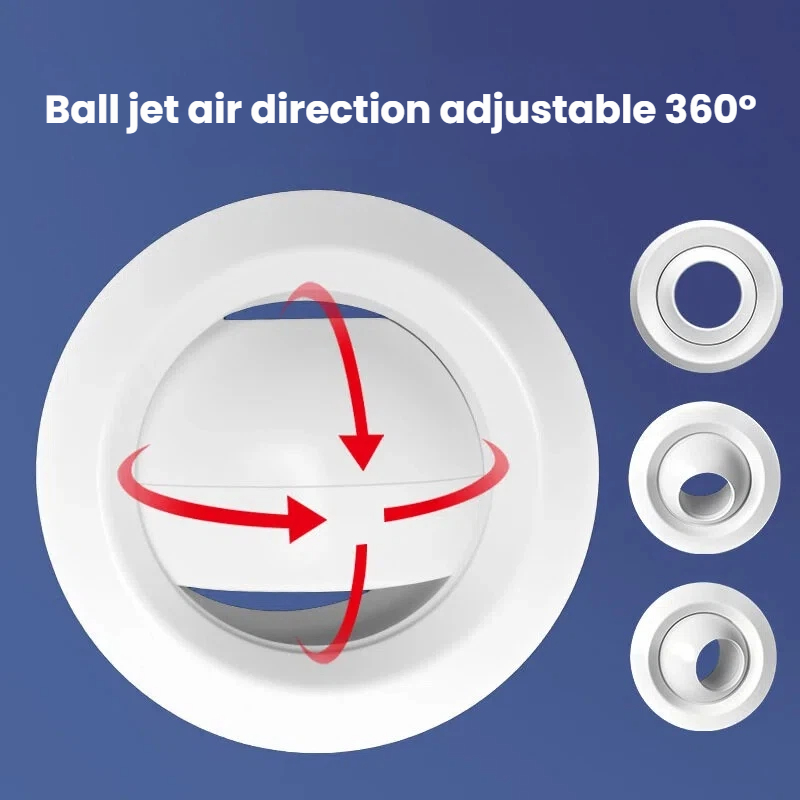 Type diffuseur d'air de boule d'ABS