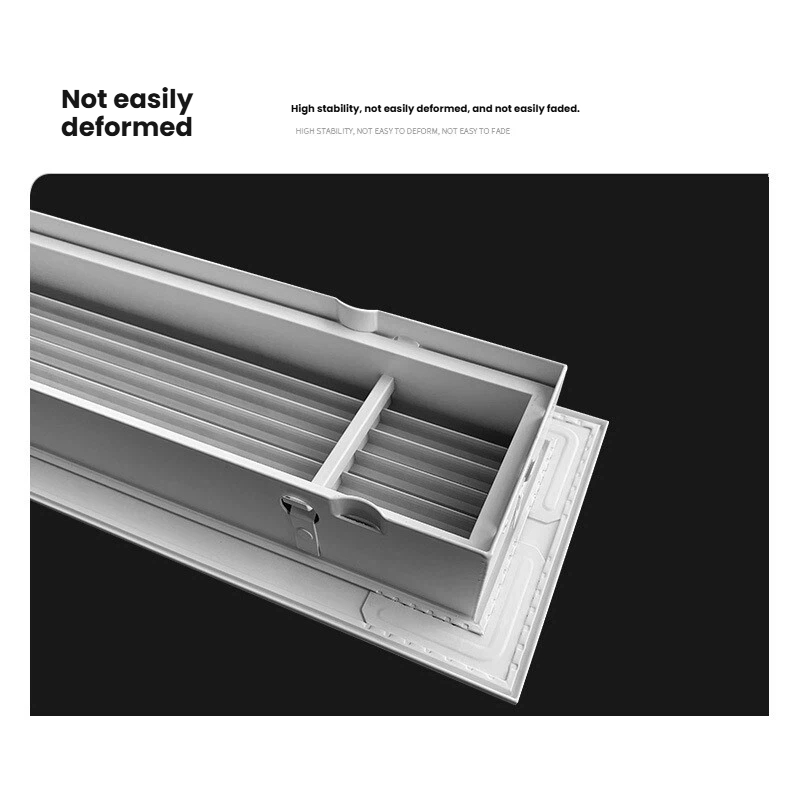 Grille d'air linéaire détachable