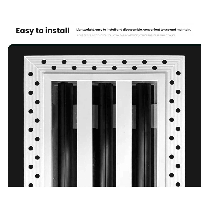 Diffuseur linéaire à fente en plâtre