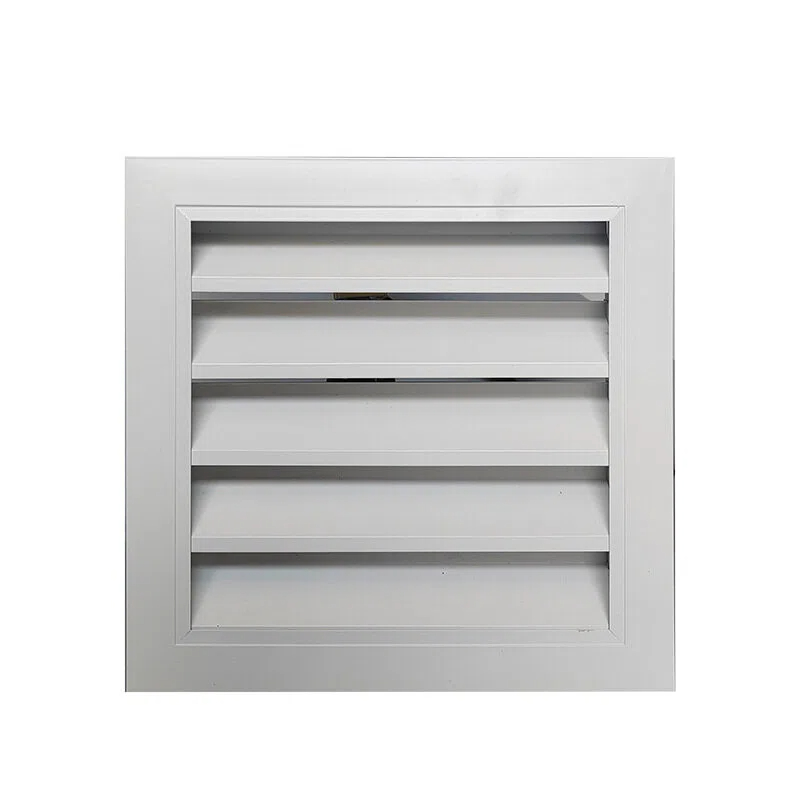 Grille d'évent à persiennes en aluminium résistant aux intempéries
