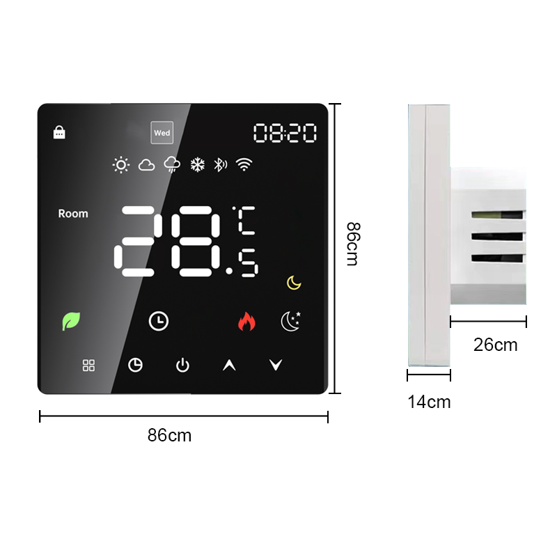 Thermostat Wi‑Fi tactile modèle K6