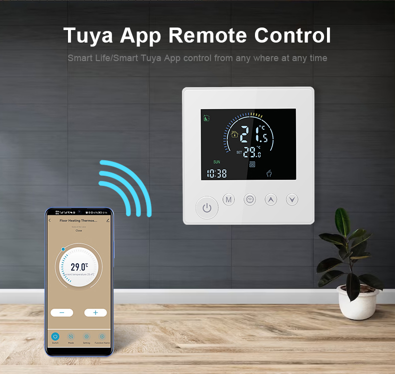 Modèle K1M Bouton WiFi Thermostat