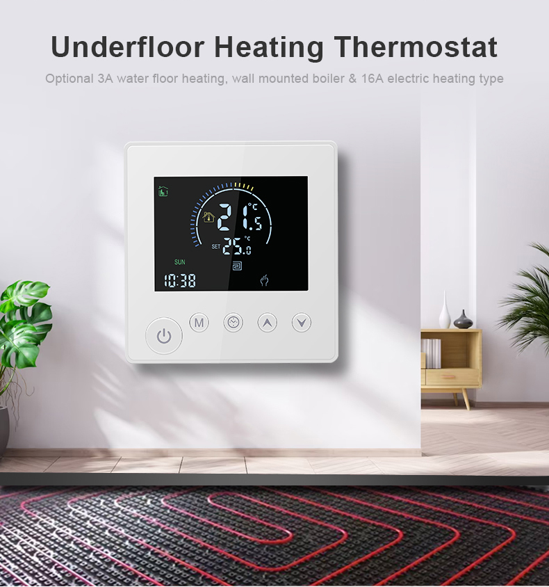 Modèle K1M Bouton WiFi Thermostat