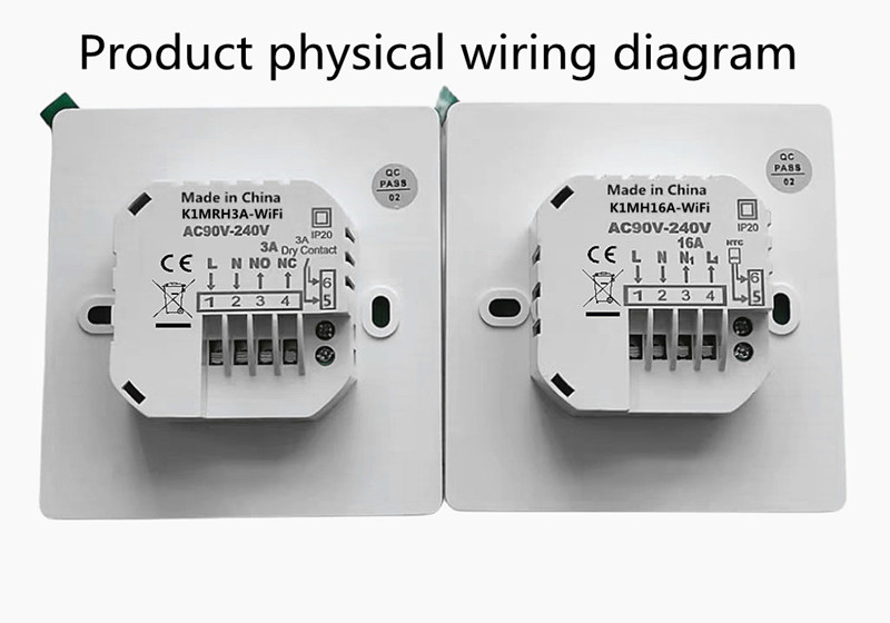 Modèle K1M Bouton WiFi Thermostat