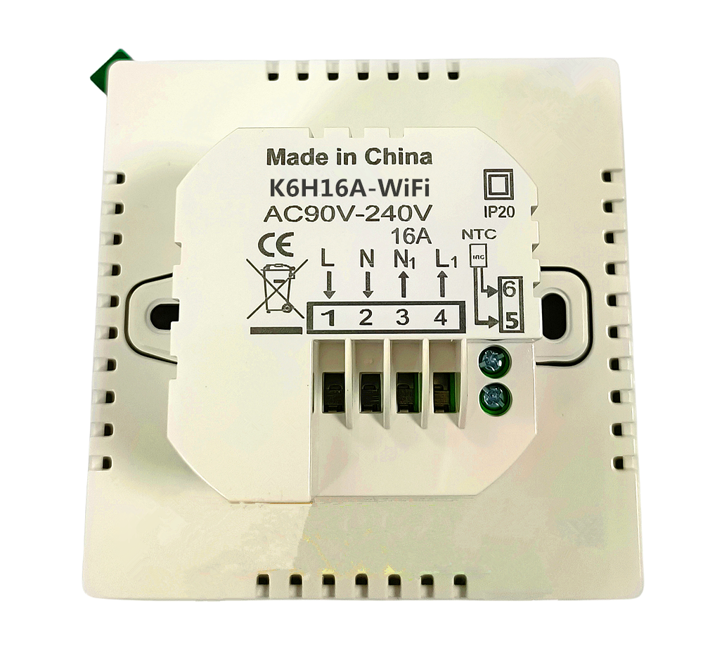 Thermostat Wi‑Fi tactile modèle K6