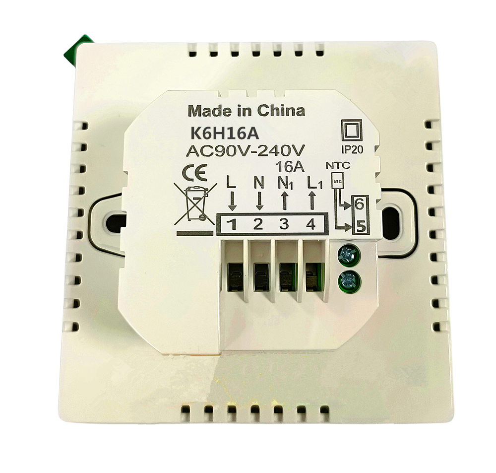 Thermostat Wi‑Fi tactile modèle K6