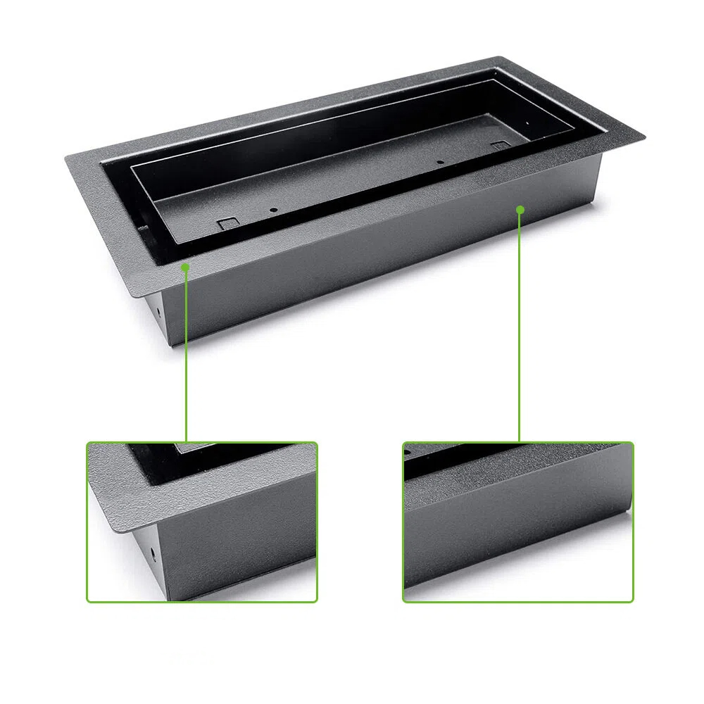 Botte rectangulaire de registre de plancher