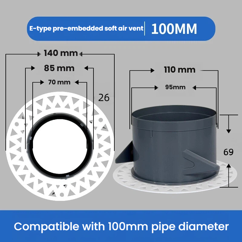 Diffuseur d'air rond réglable