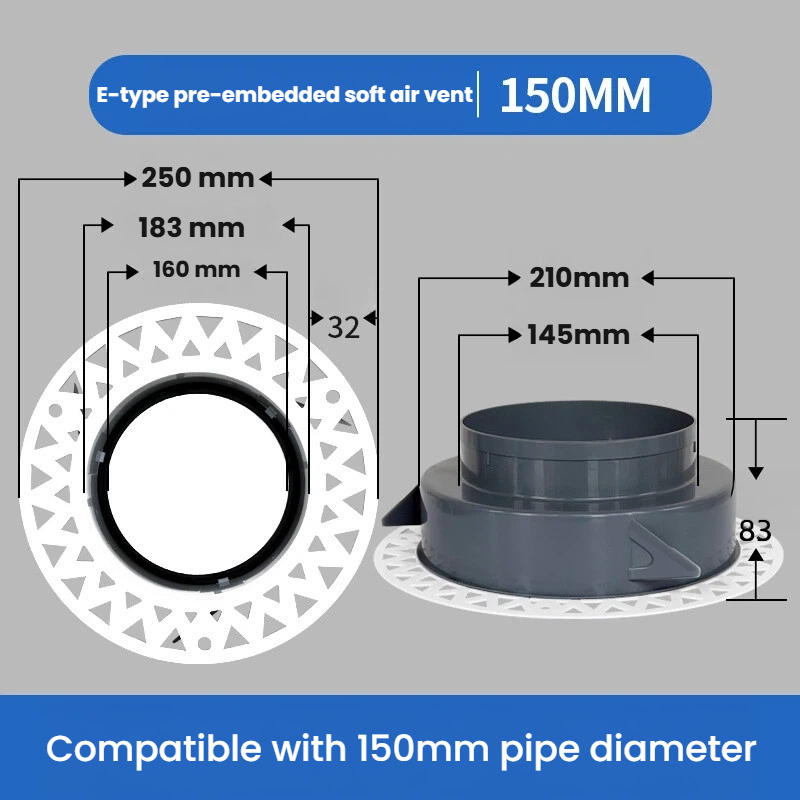 Diffuseur d'air rond réglable