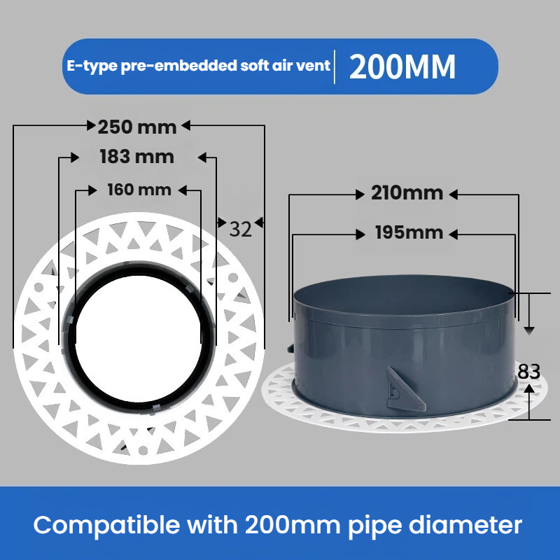 Diffuseur d'air rond réglable